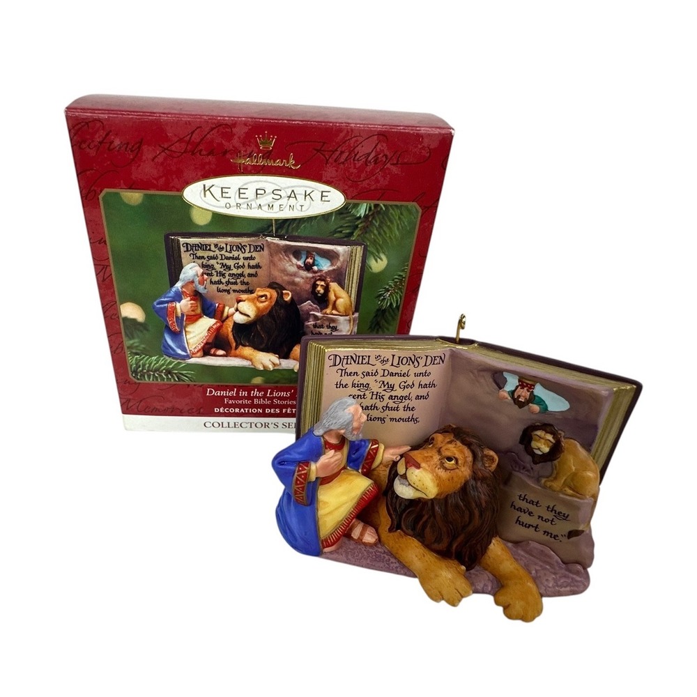 Hallmark Keepsake Daniel in the Lions Den Bible Stories Ornament 2001 QX8122